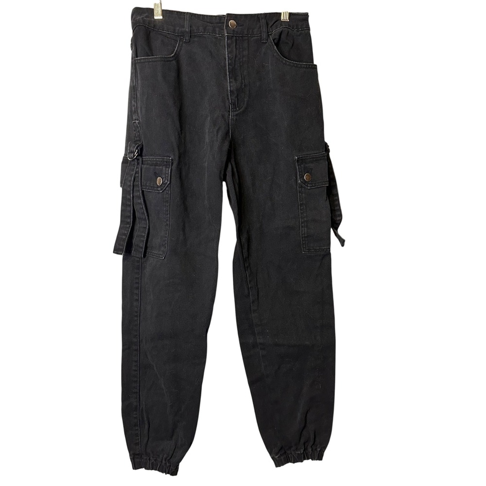 Forever 21 Cargo Pants Y2K Grunge Utility Streetwear Skater Punk Rave Goth L